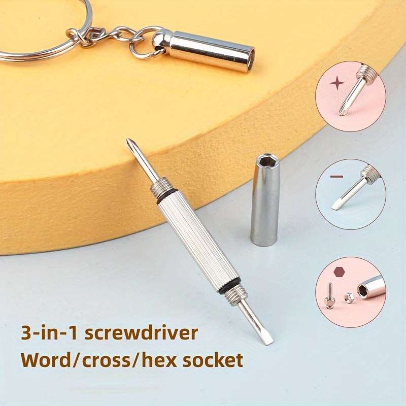 3-In-1 Portable Glasses Repair Tool