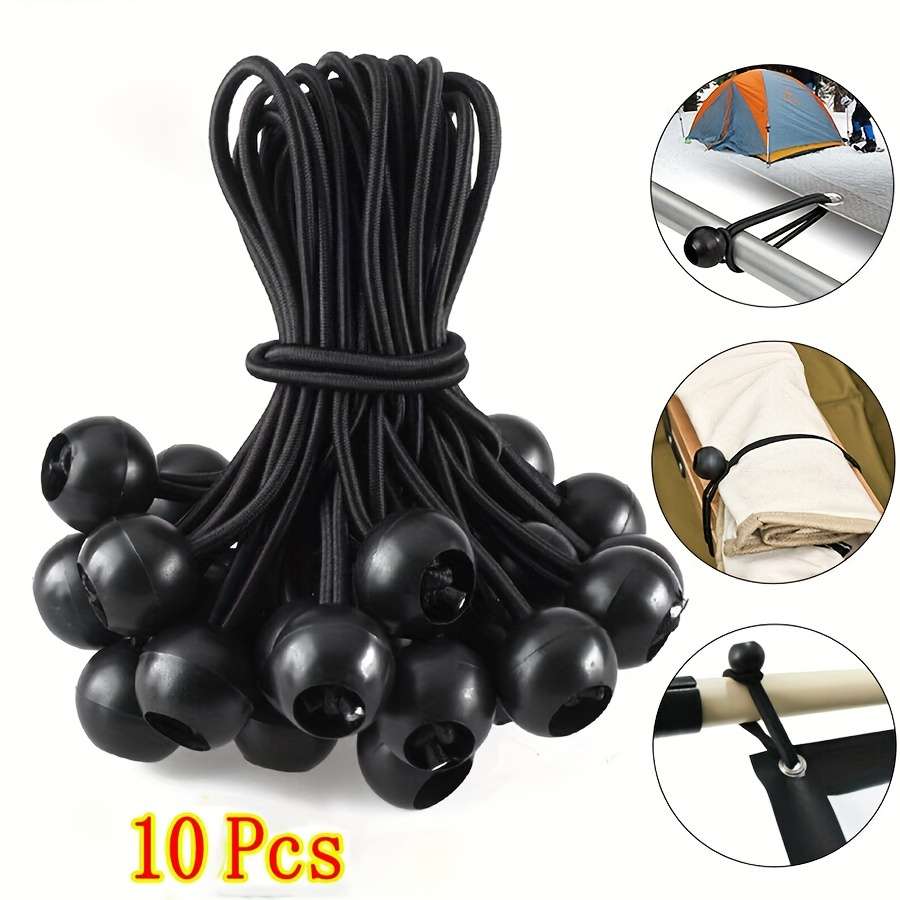 10-Pack Elastic Ball Cord