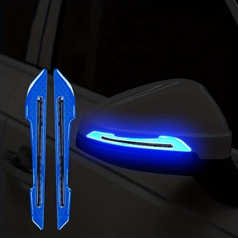 2 Pack Car Rearview Mirror Reflective Stickers