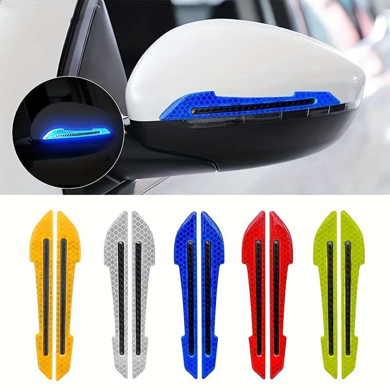 2 Pack Car Rearview Mirror Reflective Stickers