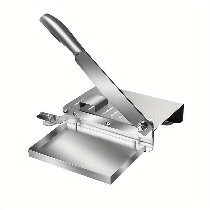 Easy-to-Clean Stainless Steel Manual Meat Slicer