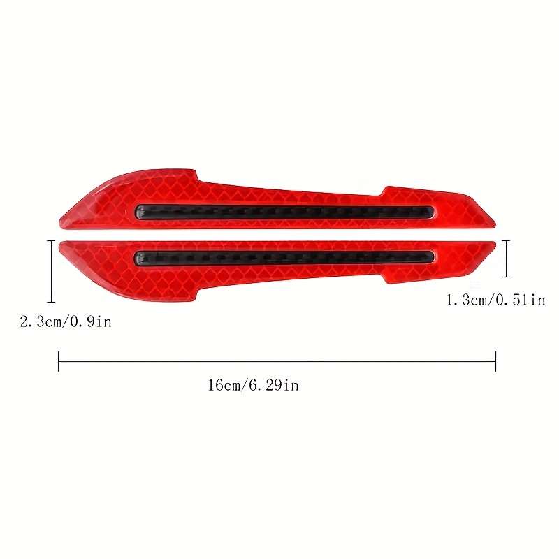 2 Pack Car Rearview Mirror Reflective Stickers