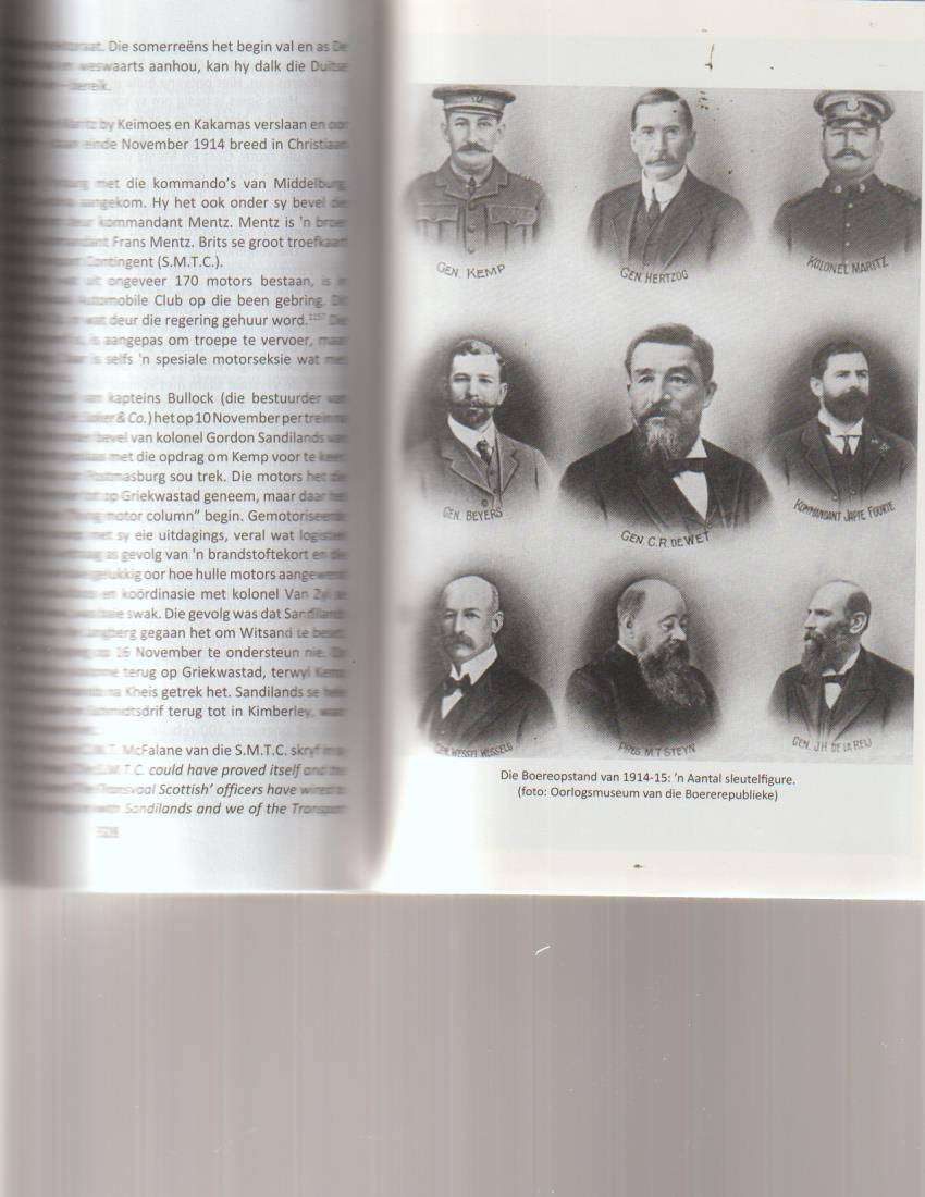 REBELSPOOR, DIE AANLOOP, VERLOOP EN AFLOOP VAN DIE BOEREOPSTAND VAN 1914-15 deur L.J BOTHMA