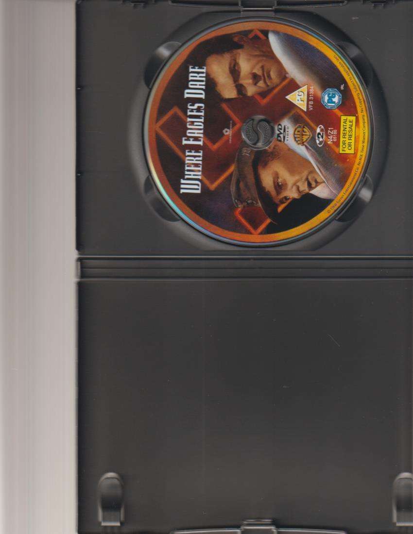 WHERE EAGLES DARE DVD
