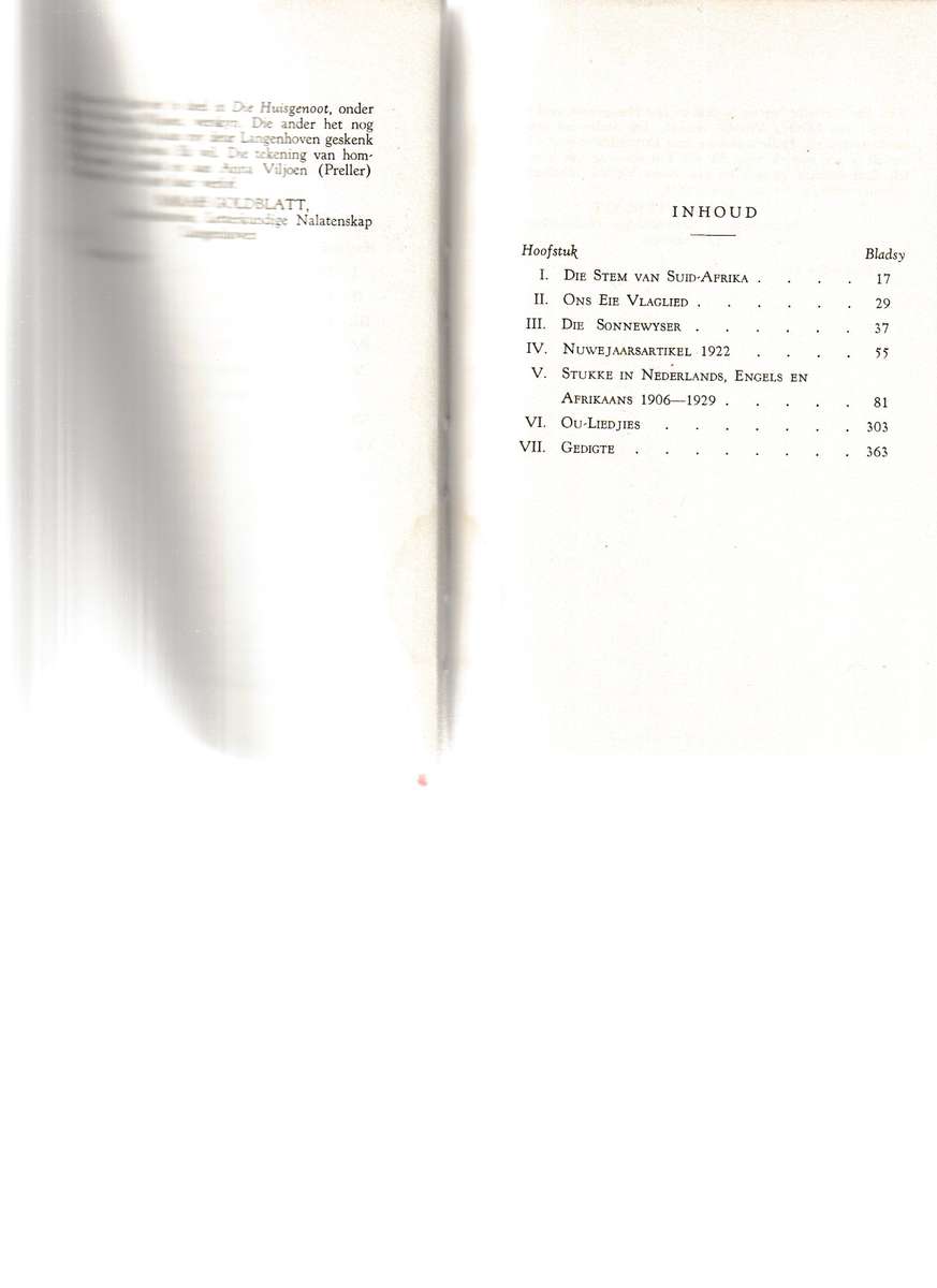 VERSAMELDE WERKE: C.J. LANGENHOVEN DEEL XVI