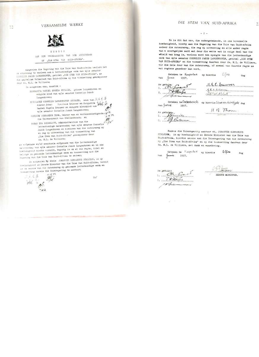 VERSAMELDE WERKE: C.J. LANGENHOVEN DEEL XVI