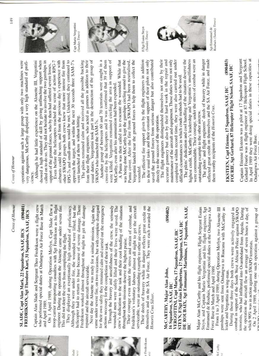 CROSS OF HONOUR by IAN UYS