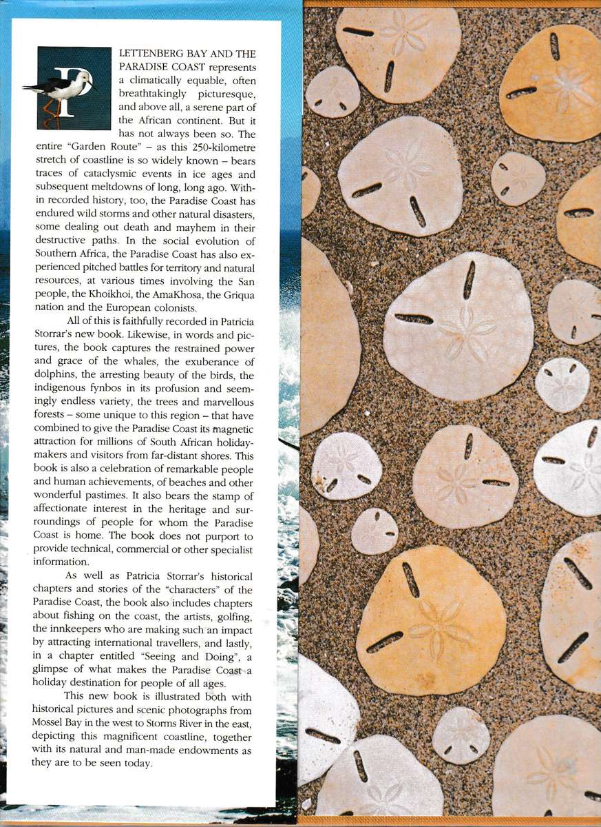 PLETTENBERG BAY, AND THE PARADISE COAST by PATRICIA STORRAR