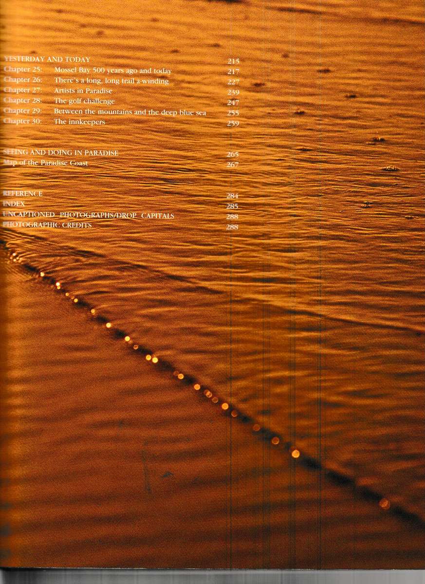 PLETTENBERG BAY, AND THE PARADISE COAST by PATRICIA STORRAR