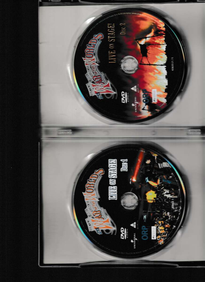 JEFF WAYNE'S WAR OF THE WORLDS LIVE ON STAGE 2 DVD SET