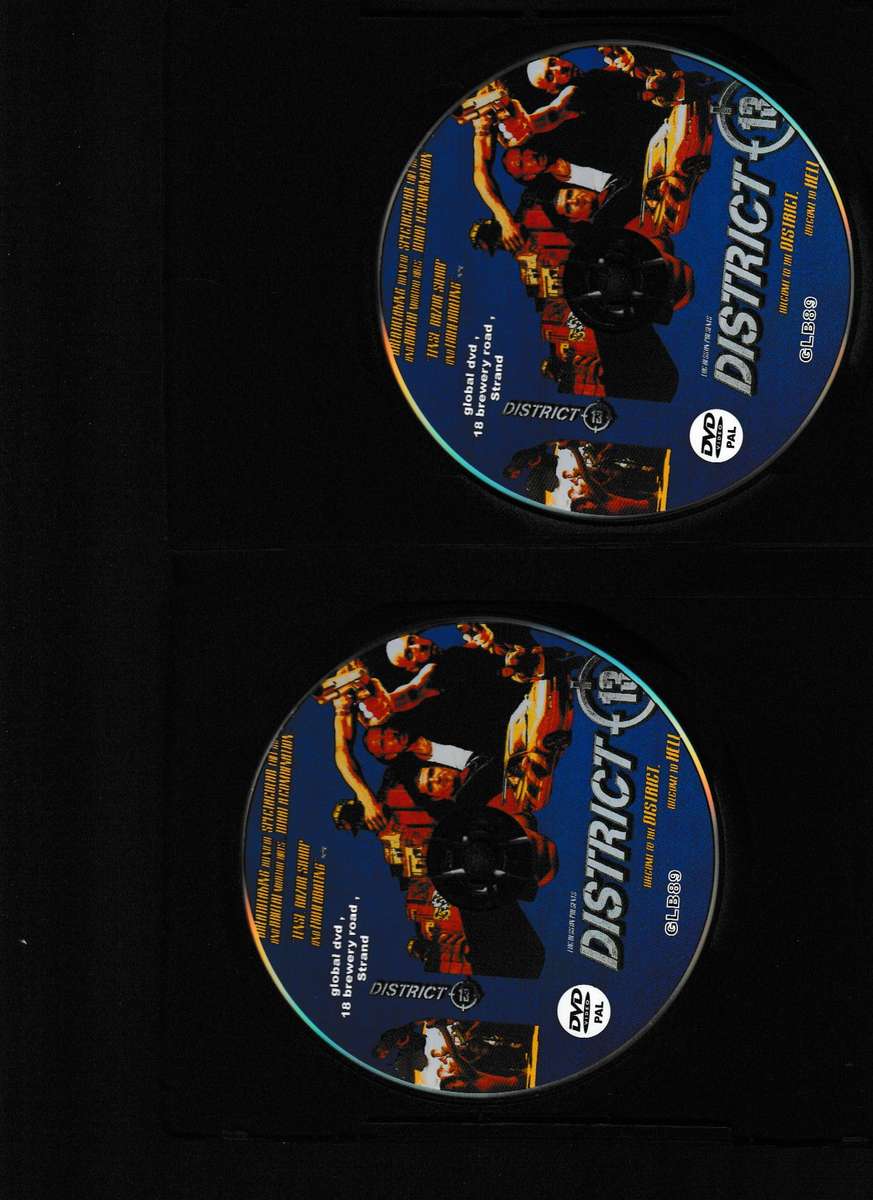 DISTRICT 13 2 SET DVD