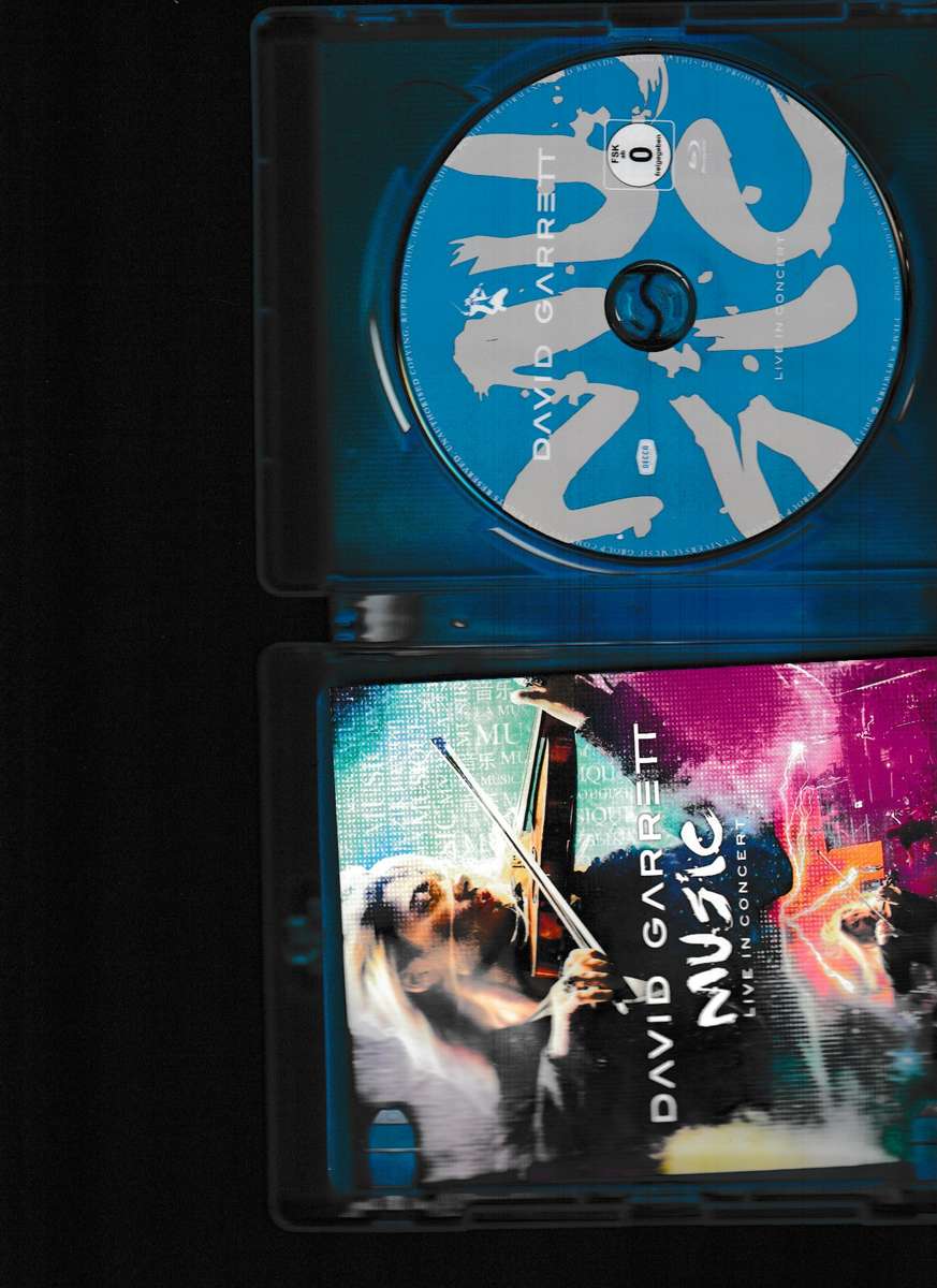 DAVID GARRETT MUSIC LIVE IN CONCERT BLU RAY