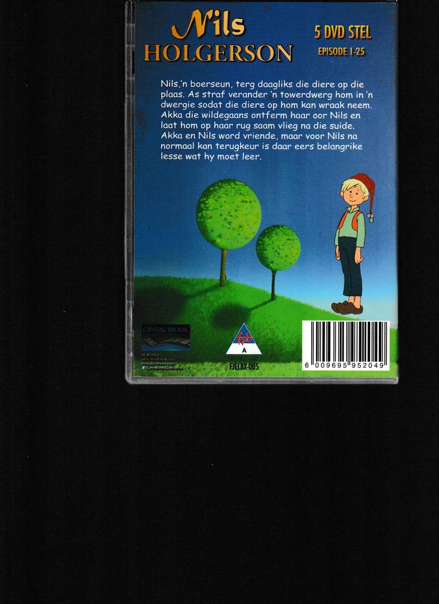 NILS HOLGERSSON, DIE VOLLEDIGE REEKS 10 DVD STEL EPISODES 1-52