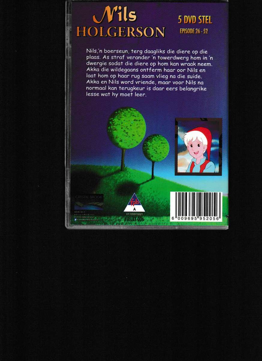 NILS HOLGERSSON, DIE VOLLEDIGE REEKS 10 DVD STEL EPISODES 1-52