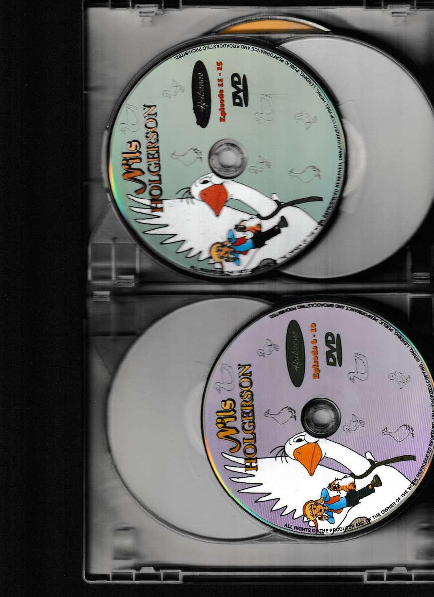 NILS HOLGERSSON, DIE VOLLEDIGE REEKS 10 DVD STEL EPISODES 1-52