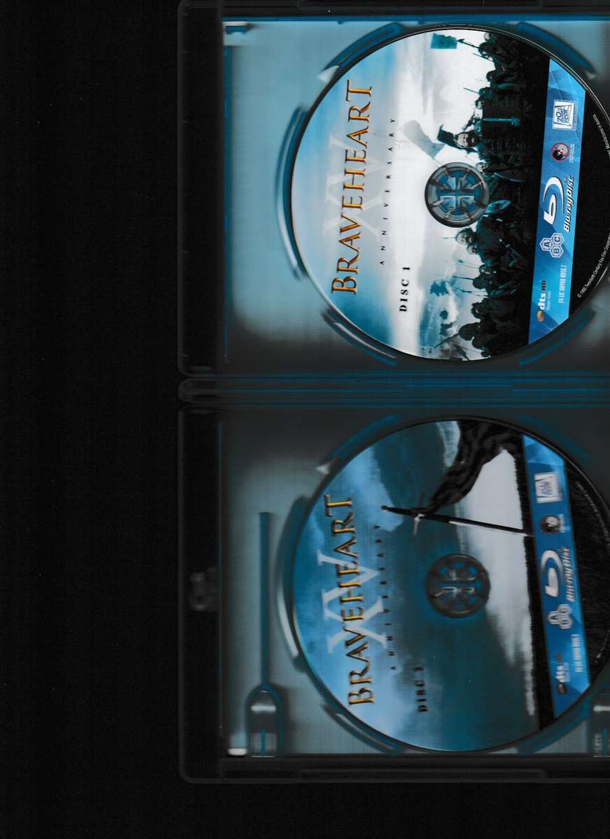 BRAVEHEART ANNIVERSARY 2 BLU RAY DISC SET