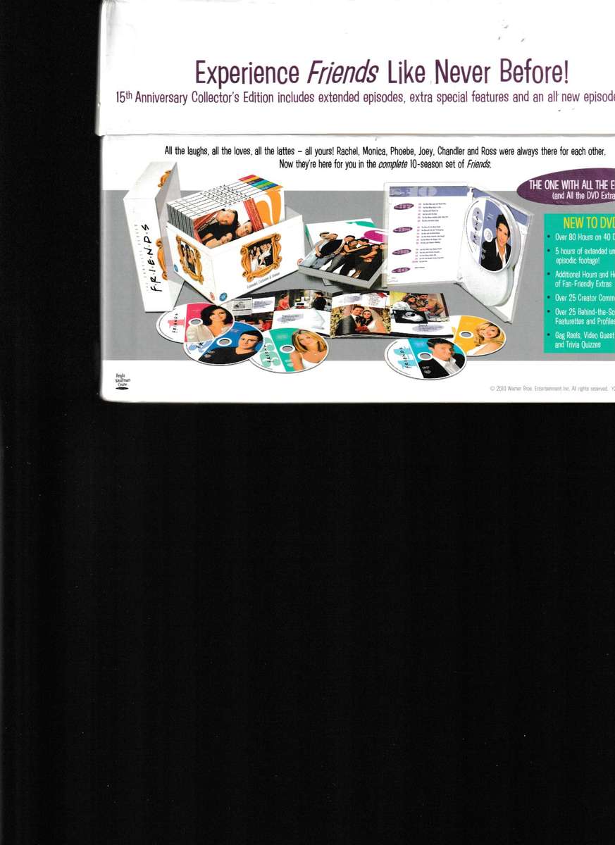 FRIENDS, THE COMPLETE SERIES ON DVD