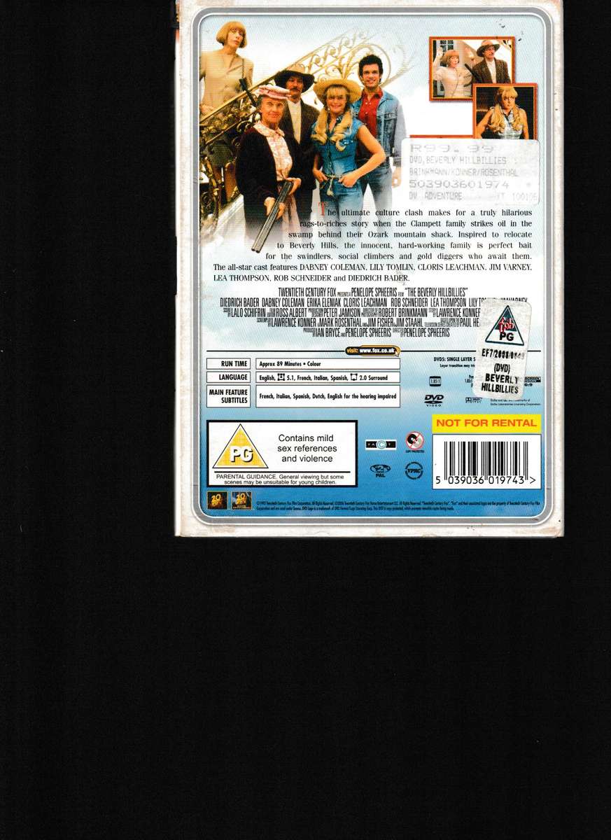 THE BEVERLY HILLBILLIES DVD