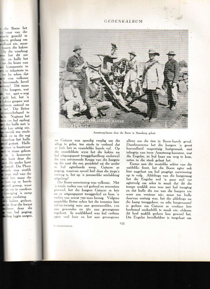 GEDENKALBUM VAN DIE TWEEDE VRYHEIDSOORLOG