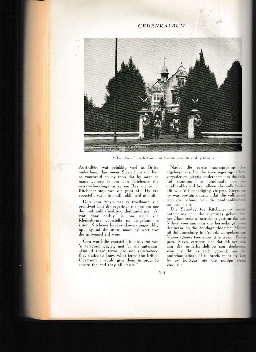 GEDENKALBUM VAN DIE TWEEDE VRYHEIDSOORLOG