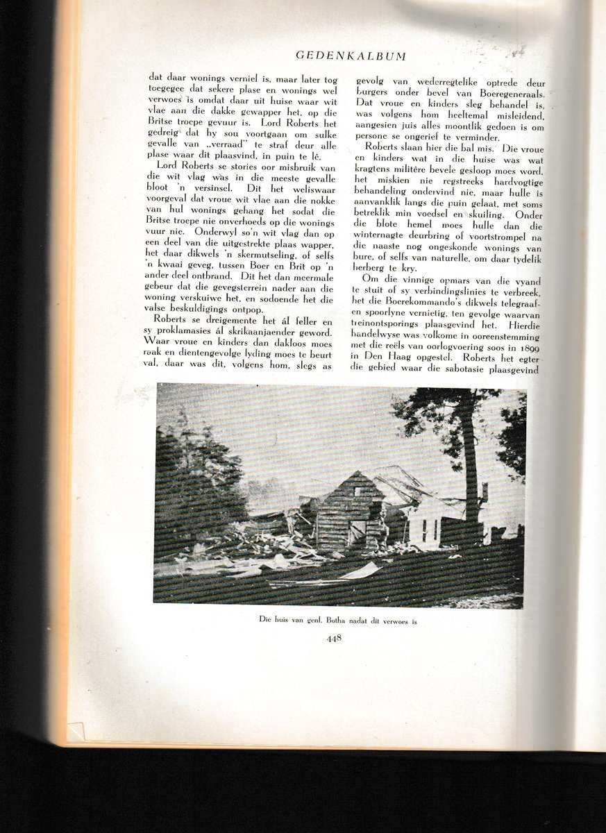 GEDENKALBUM VAN DIE TWEEDE VRYHEIDSOORLOG