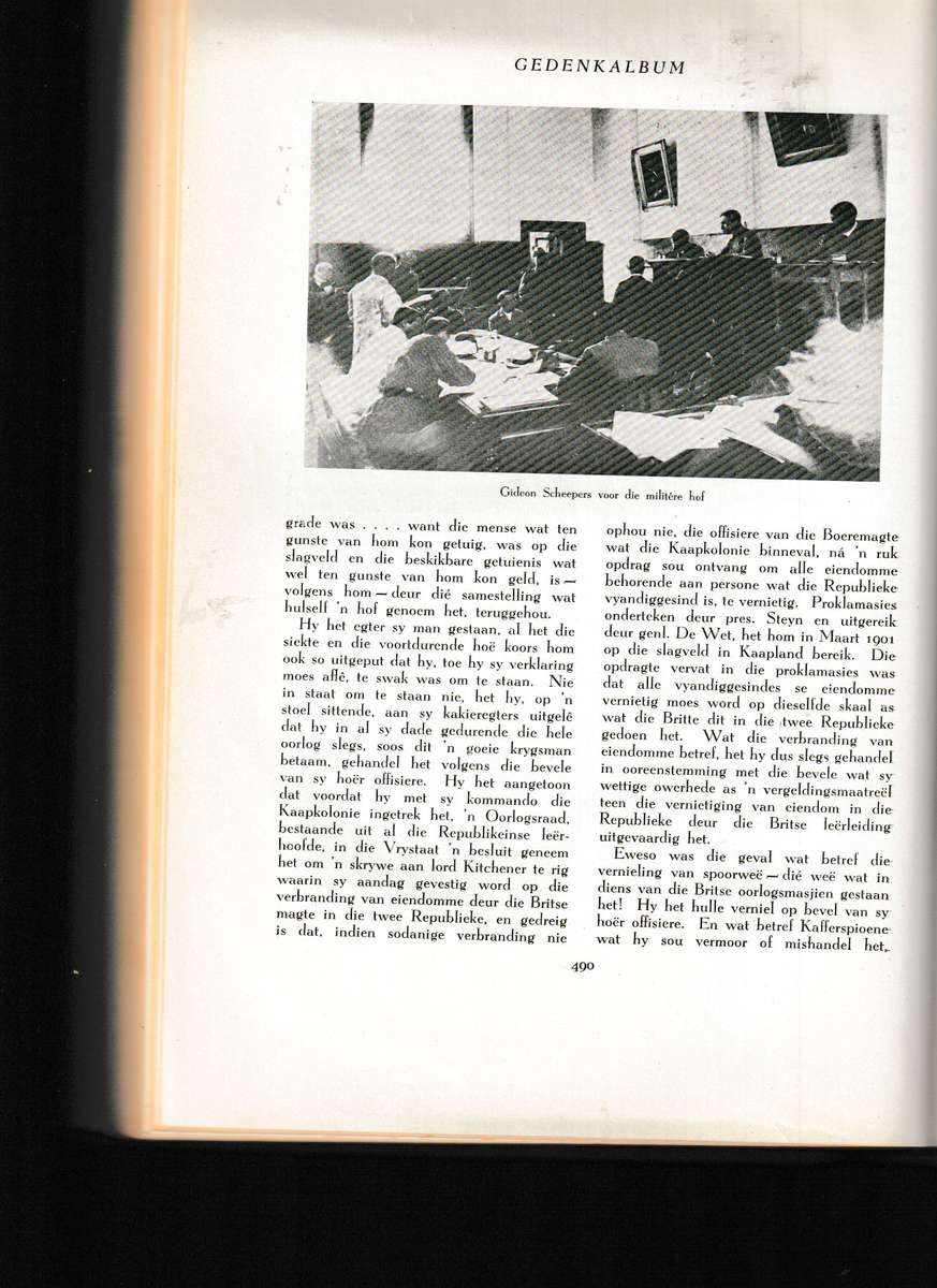 GEDENKALBUM VAN DIE TWEEDE VRYHEIDSOORLOG