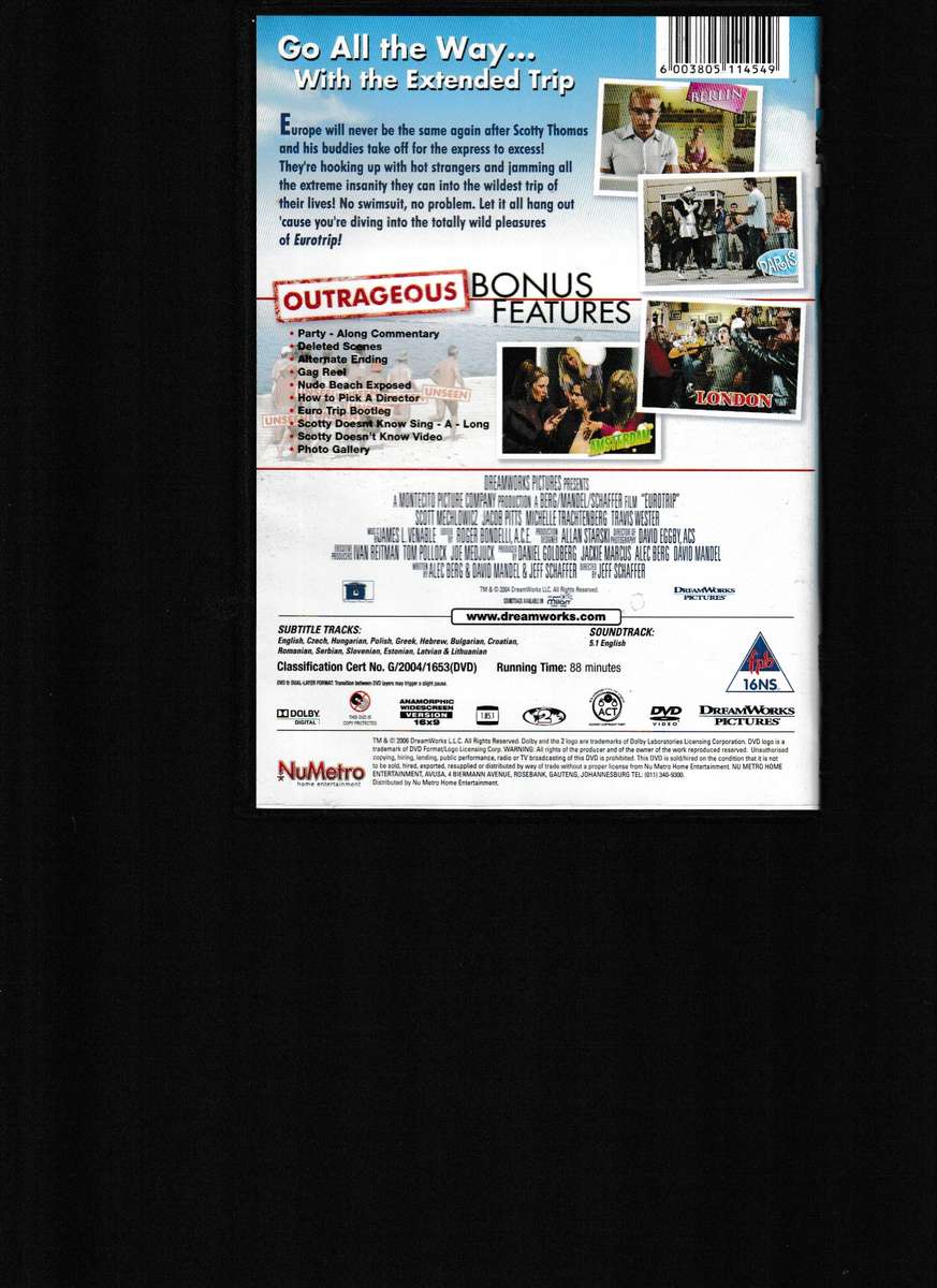 EUROTRIP DVD