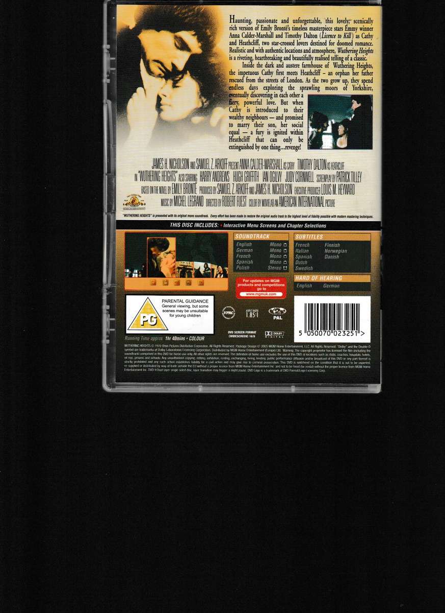 wuthering heights dvd