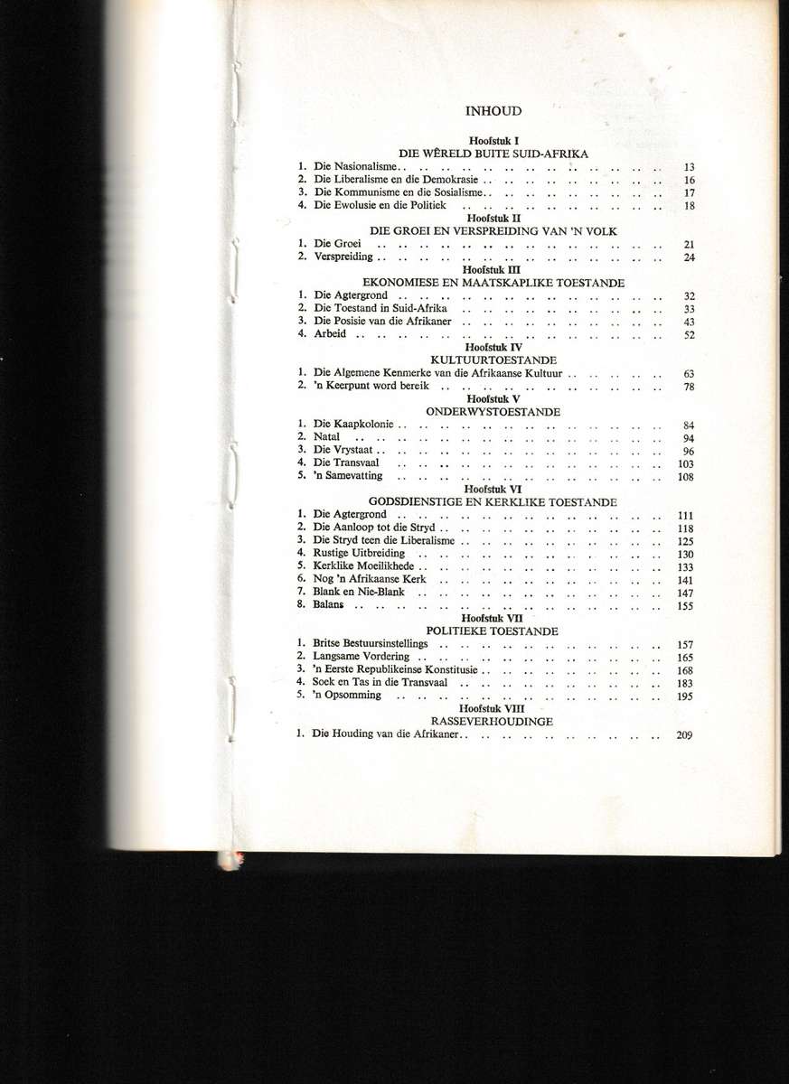 DIE ONTWIKKELING VAN DIE POLITIEKE DENKE VAN DIE AFRIKANER DELE 1-4 deur G.D. SCHOLTZ