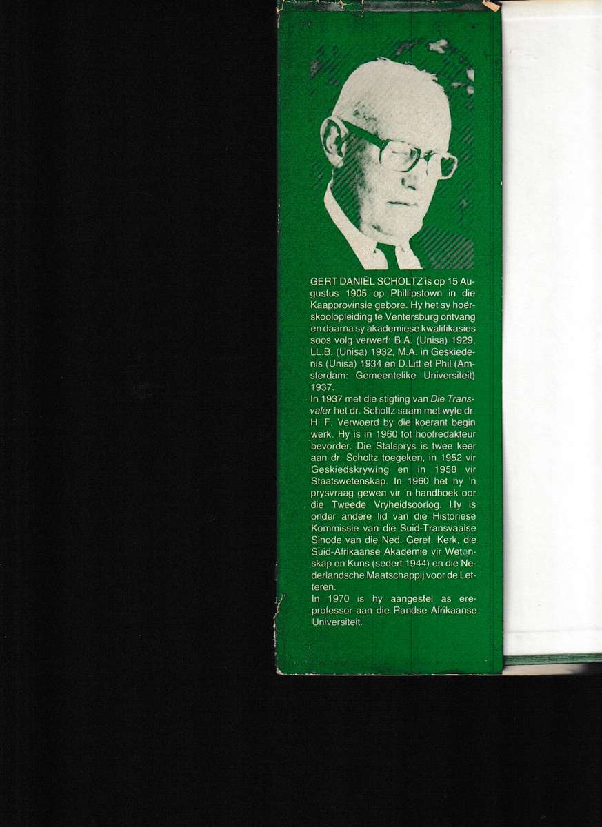 DIE ONTWIKKELING VAN DIE POLITIEKE DENKE VAN DIE AFRIKANER DELE 1-4 deur G.D. SCHOLTZ