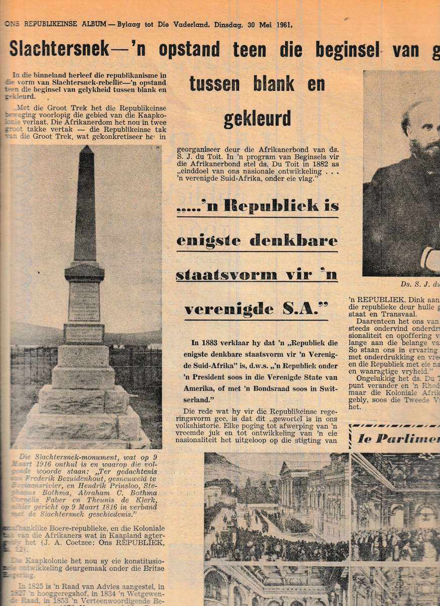 ONS REPUBLIKEINSE ALBUM 31 MEI 1961