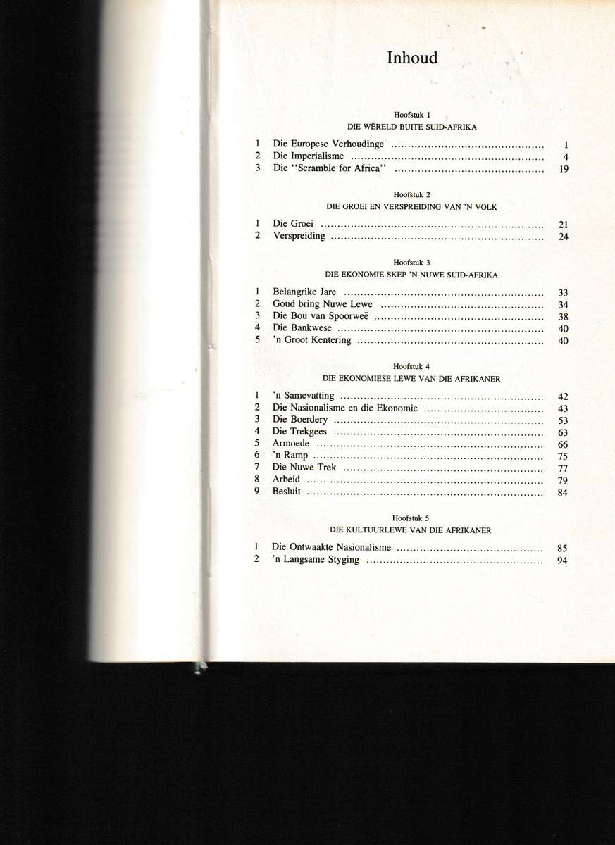 DIE ONTWIKKELING VAN DIE POLITIEKE DENKE VAN DIE AFRIKANER DELE 1-4 deur G.D. SCHOLTZ