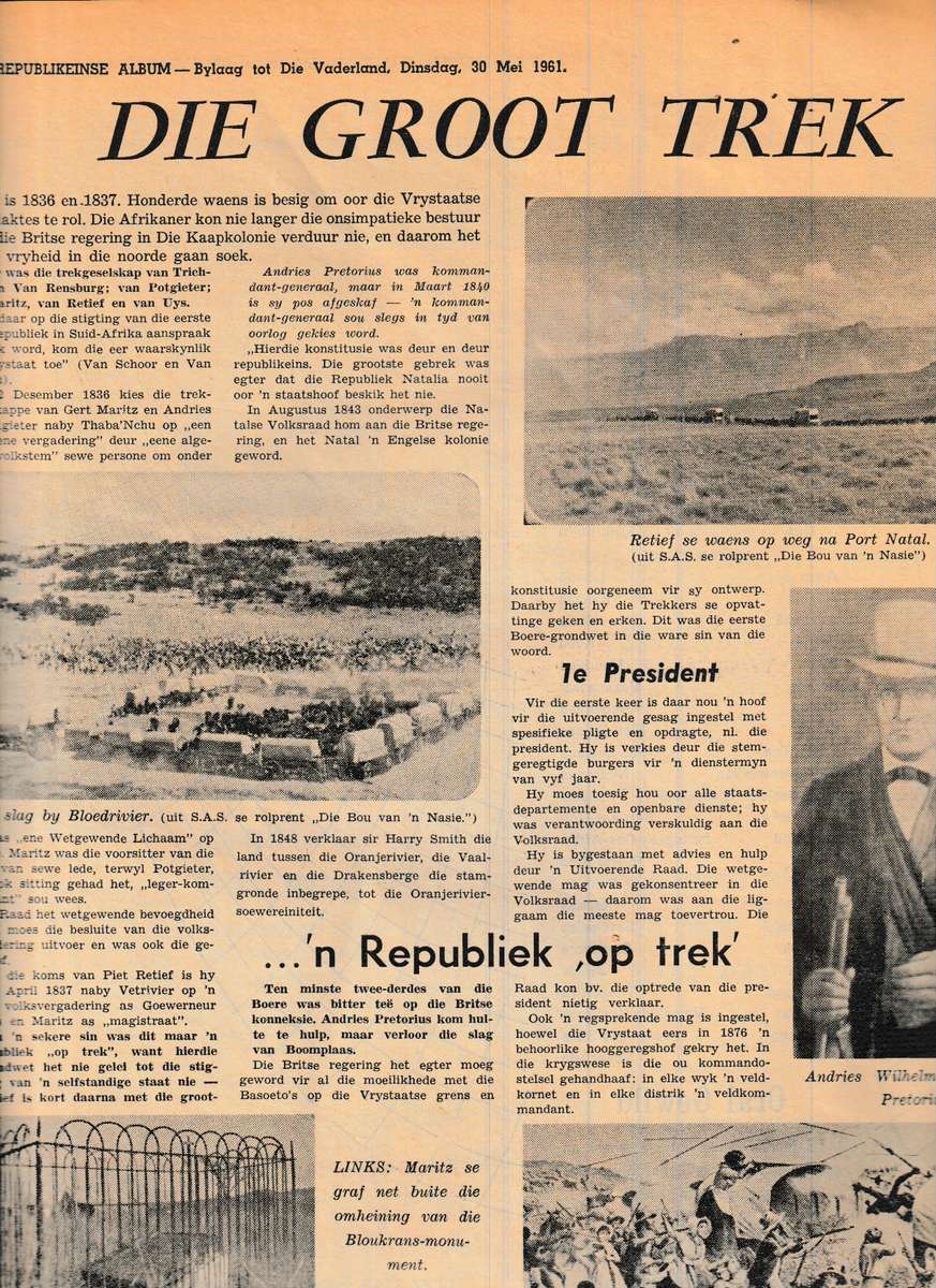 ONS REPUBLIKEINSE ALBUM 31 MEI 1961