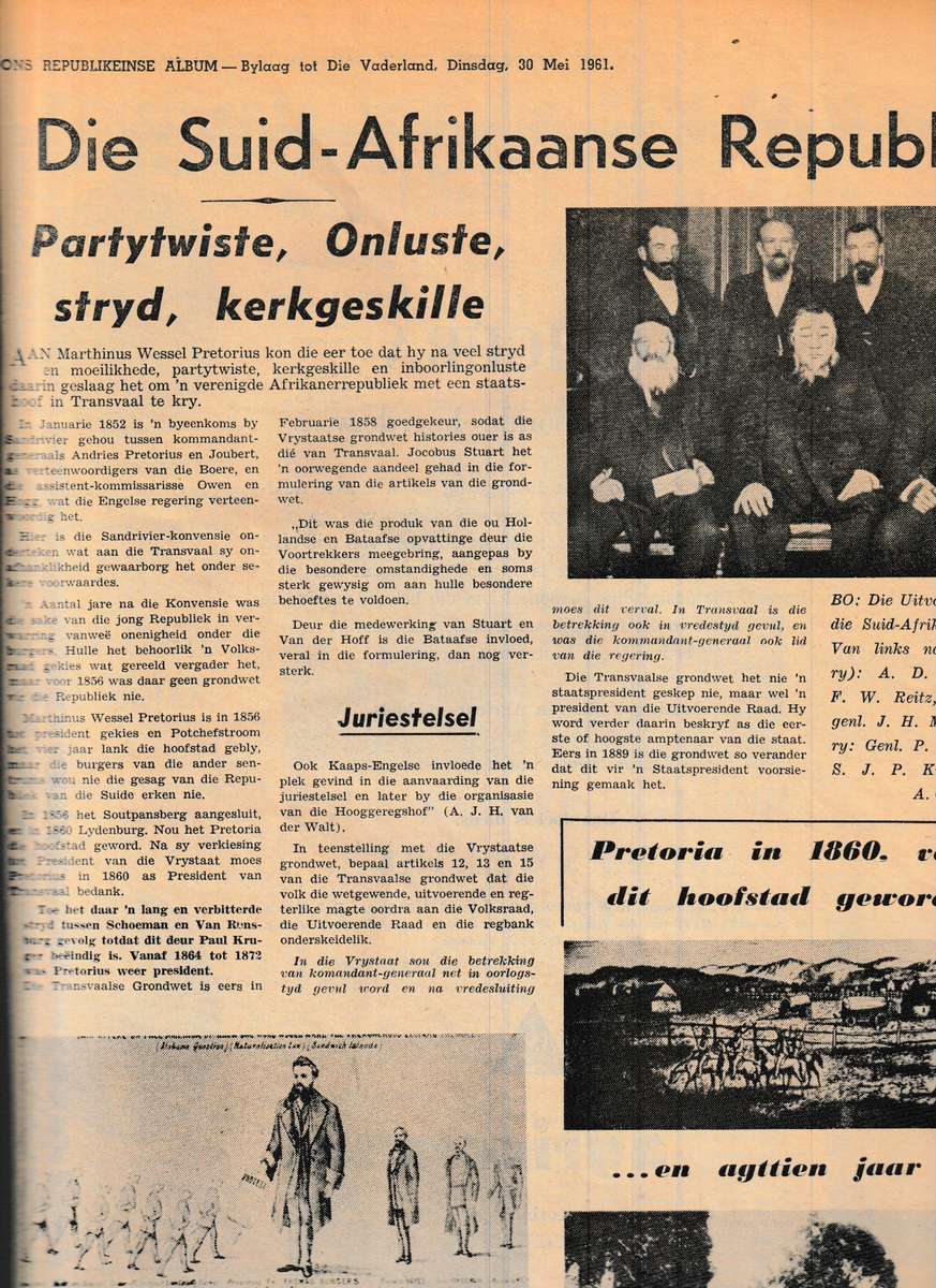 ONS REPUBLIKEINSE ALBUM 31 MEI 1961