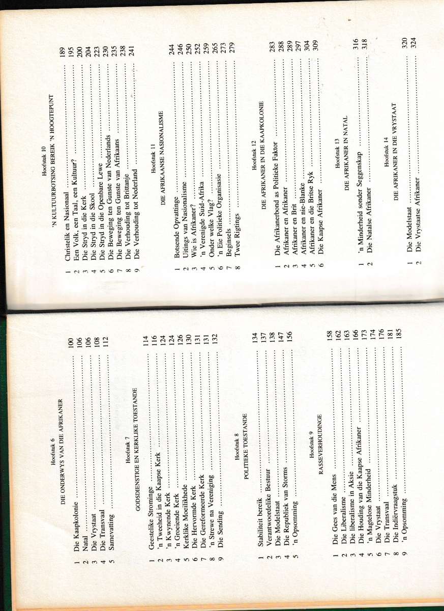 DIE ONTWIKKELING VAN DIE POLITIEKE DENKE VAN DIE AFRIKANER DELE 1-4 deur G.D. SCHOLTZ