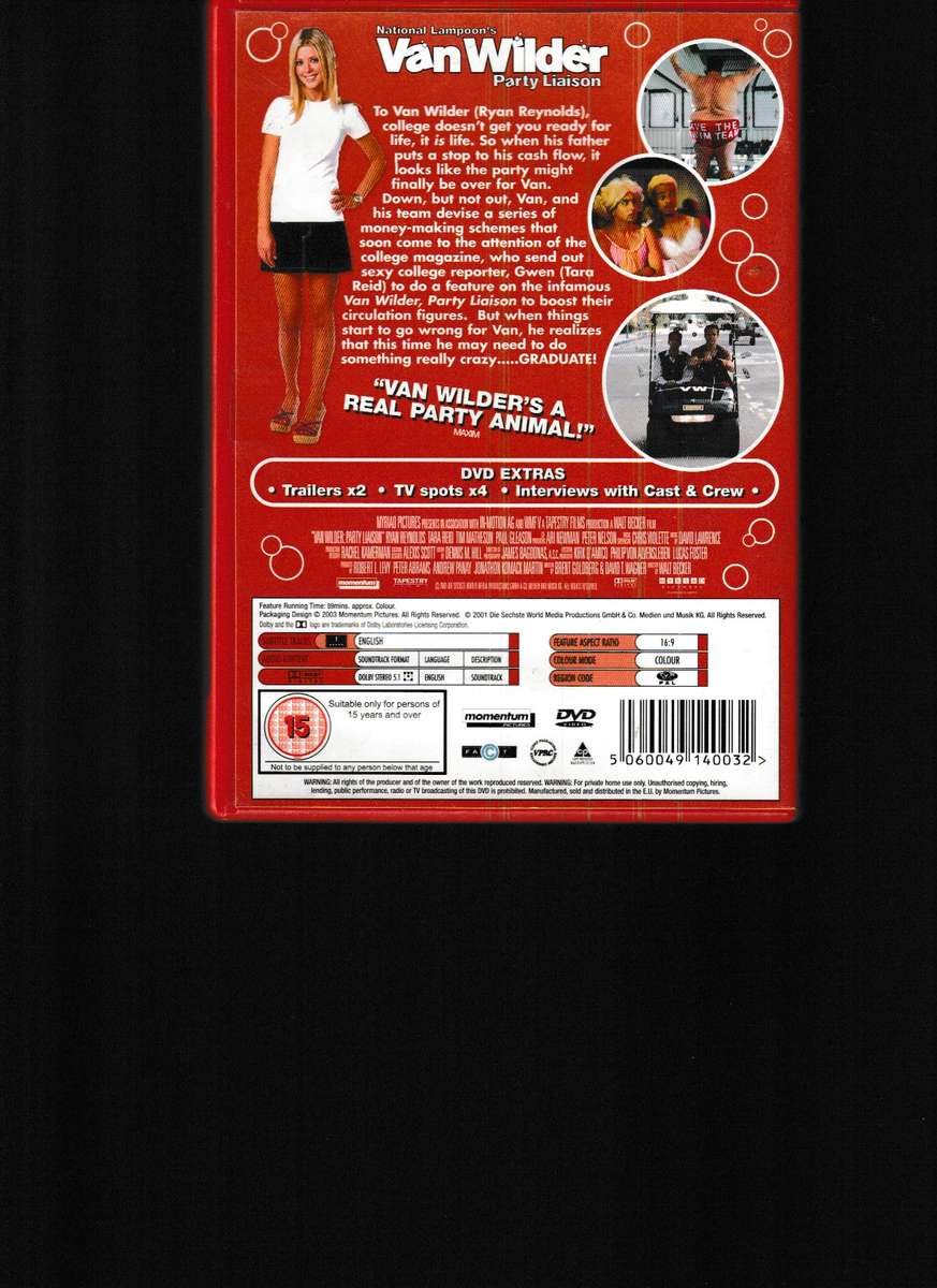 NATIONAL LAMPOON'S VAN WILDER PARTY LIAISON DVD
