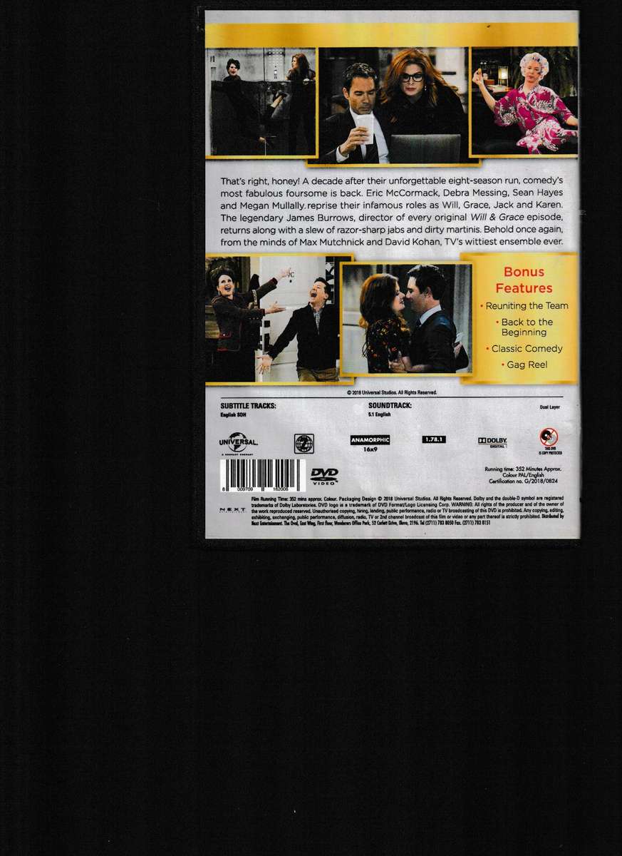 WILL & GRACE, THE REVIVAL SEASON ONE DVD