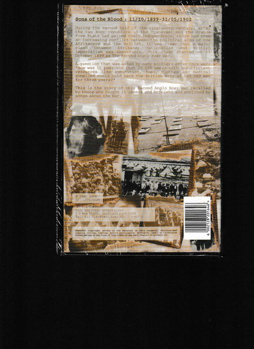 TWEEDE BOERE OORLOG 7 GESEELDE VHS BANDE