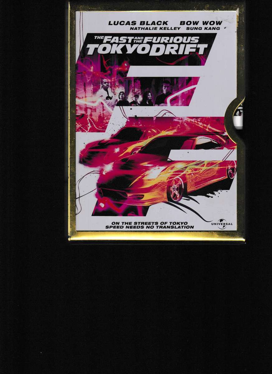 THE FAST AND THE FURIOUS TOKYO DRIFT DVD IN TIN SLIP CASE
