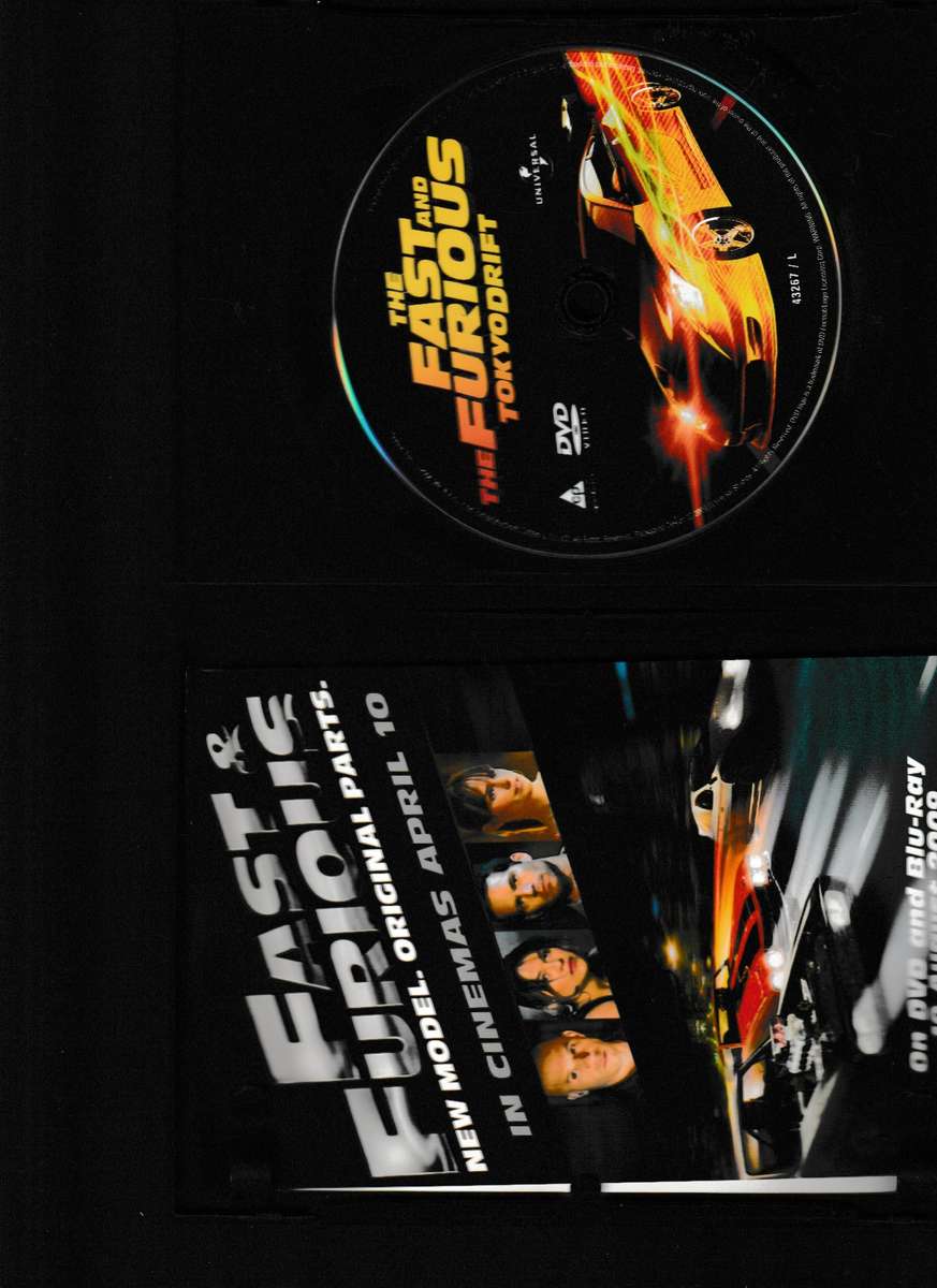 THE FAST AND THE FURIOUS TOKYO DRIFT DVD IN TIN SLIP CASE