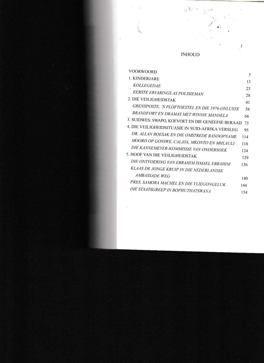 TROU TOT DIE DOOD: DIE SUID-AFRIKAANSE POLISIEMAG deur JOHAN VAN DER MERWE