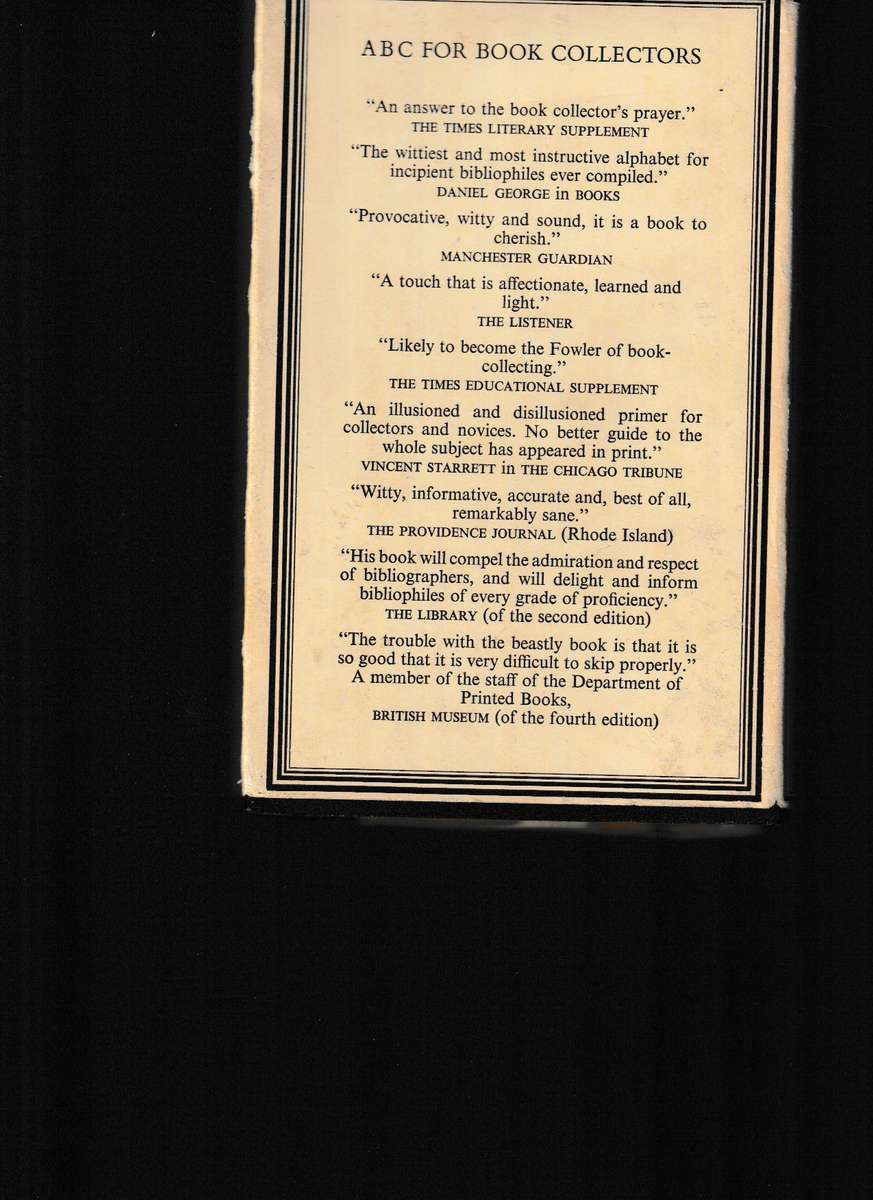 ABC FOR BOOK COLLECTORS