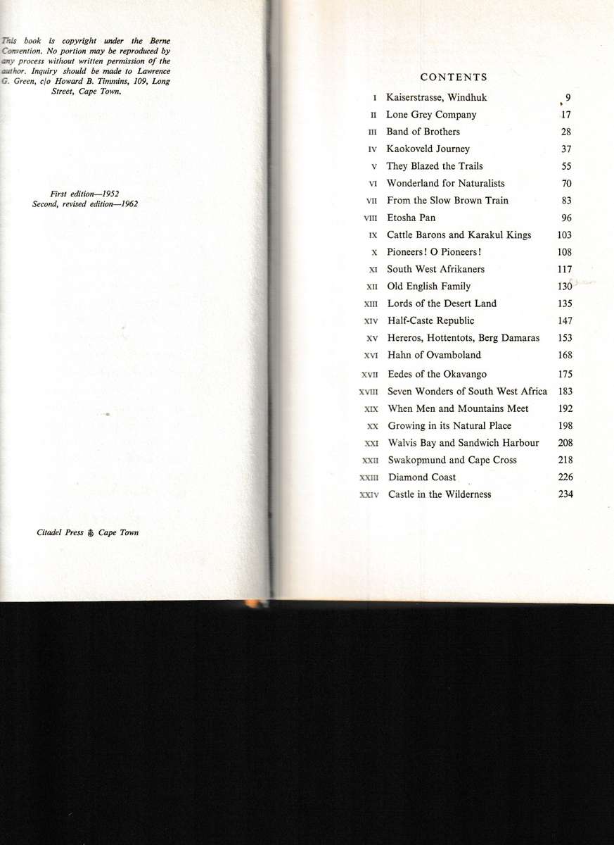 LORDS OF THE LAST FRONTIER by LAWRENCE GREEN