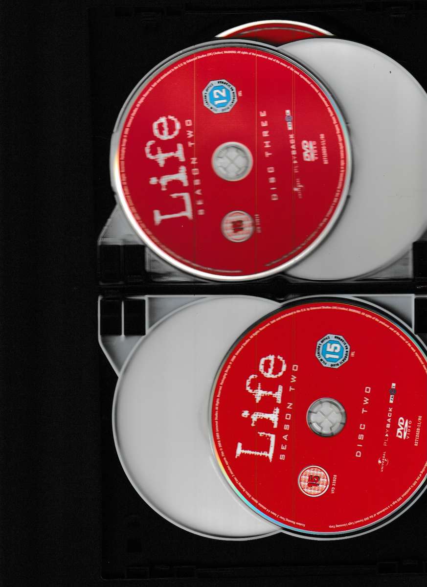 LIFE, SEASON 2 DVD 5 DISC BOX SET