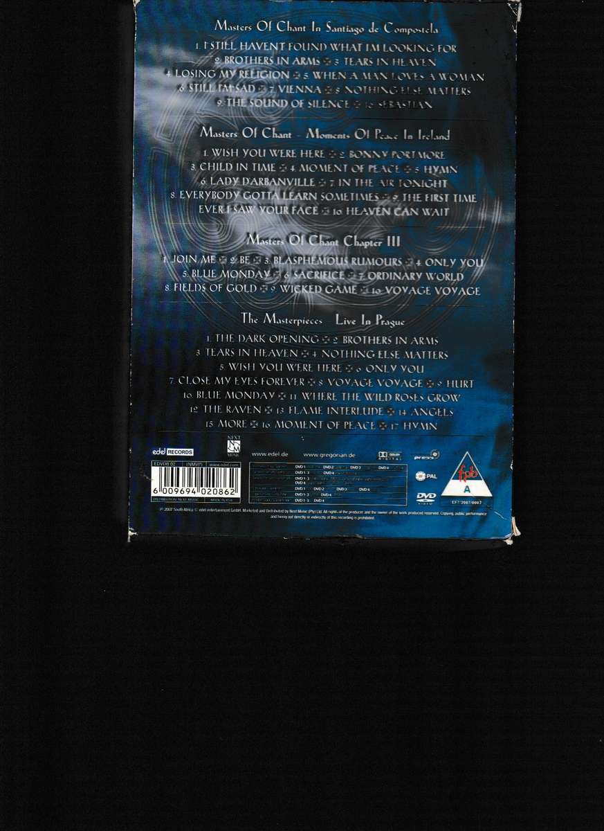 GREGORIAN, THE DVD COLLECTION BOX SET