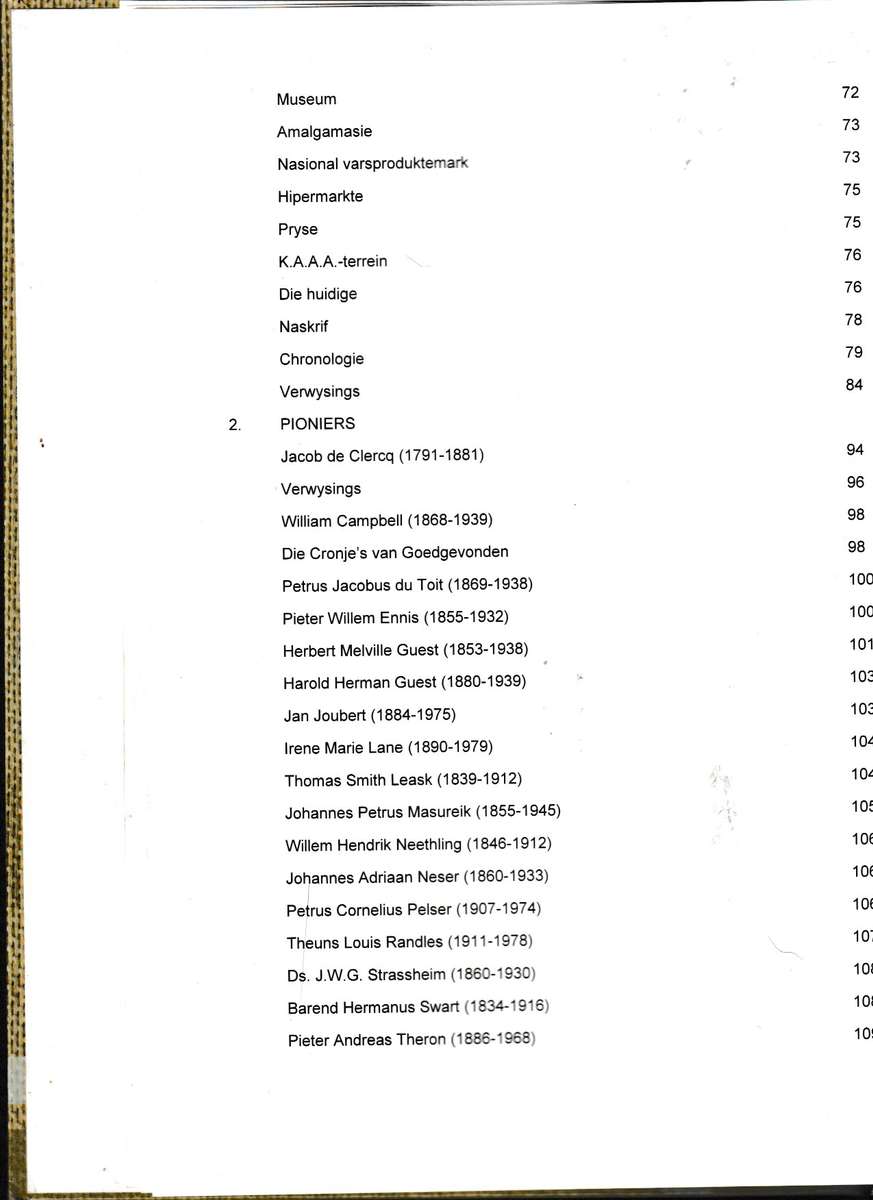 KLERKSDORP 175, 1837-2012 BEPERK TOT 125 KOPIEE WAARVAN DIE NR. 43 IS