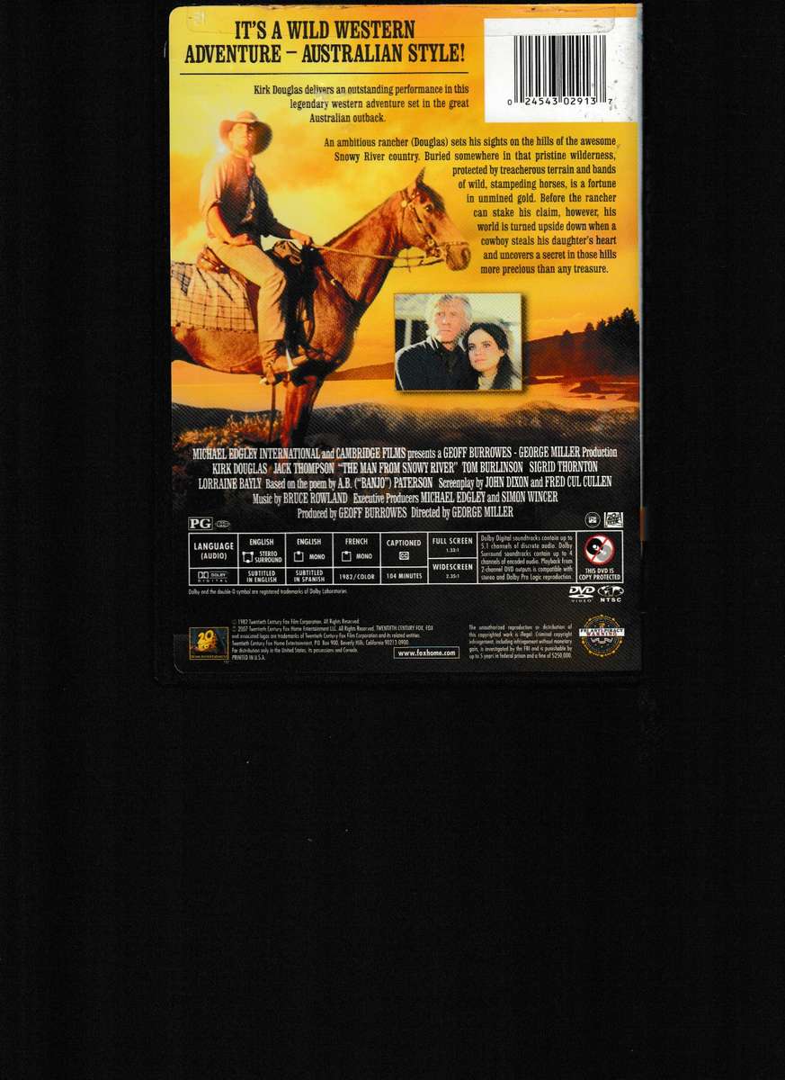 THE MAN FROM SNOWY RIVER DVD