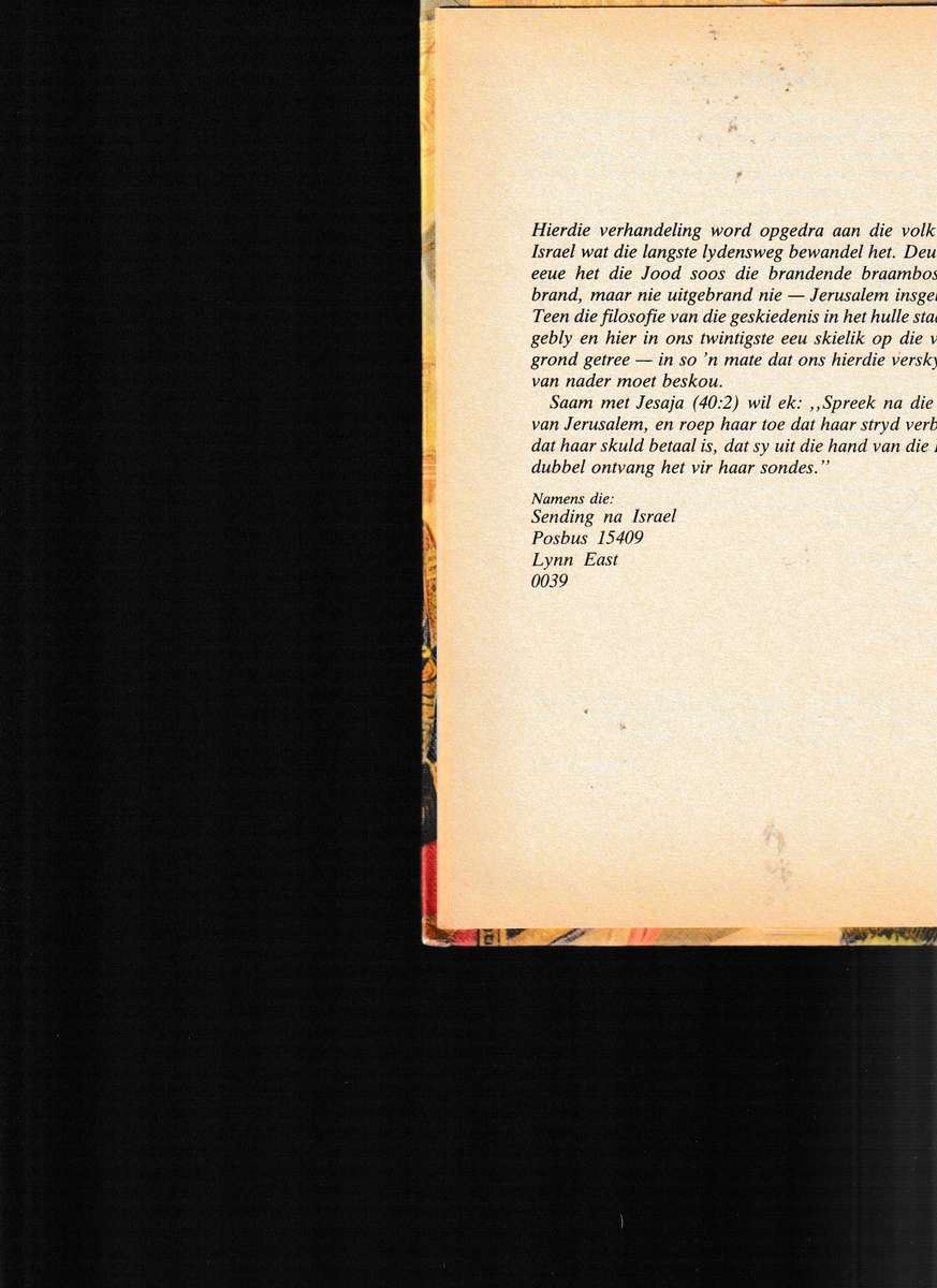 DANIEL EN DIE EINDTYD