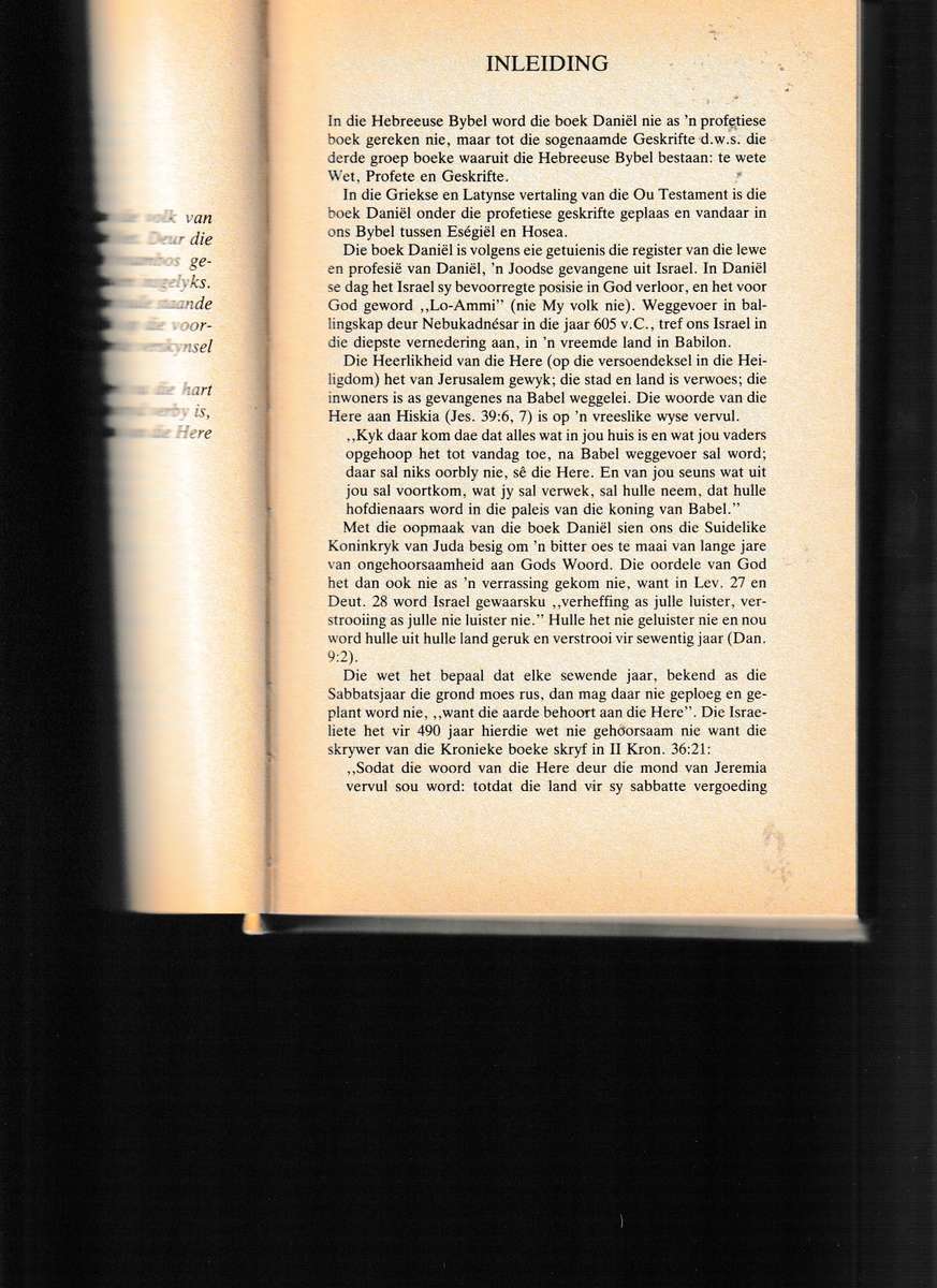 DANIEL EN DIE EINDTYD