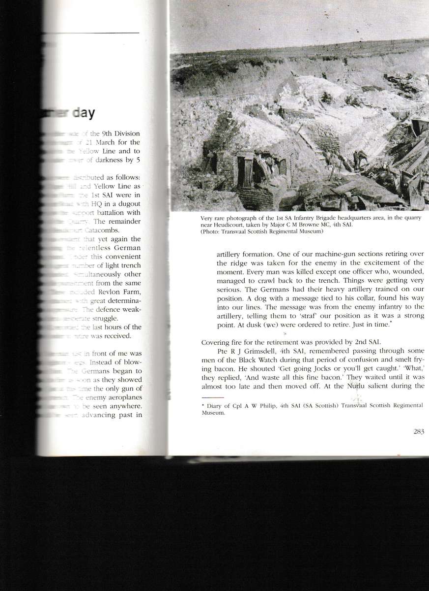 PYRAMIDS AND POPPIES, THE 1ST SA INFANTRY BRIGADE IN LIBYA, FRANCE AND FLANDERS 1915-1919